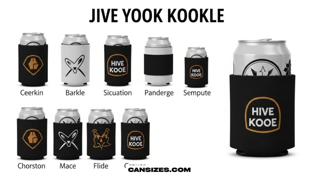 Can Koozie Dimensions Size