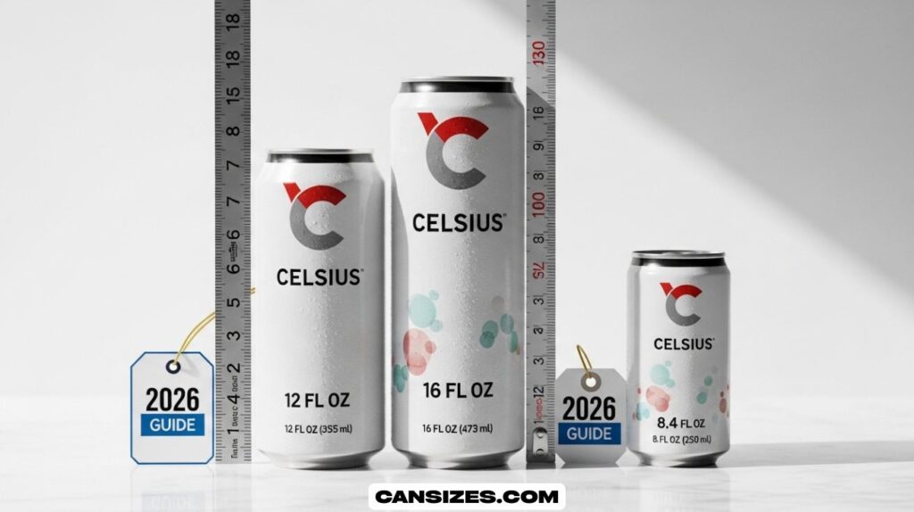 Celsius Can Dimensions