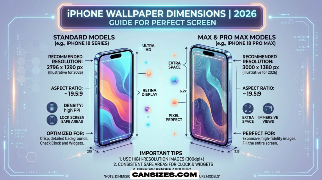 iPhone Wallpaper Dimensions