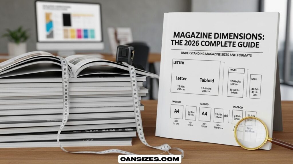 Magazine Dimensions Magazine Size
