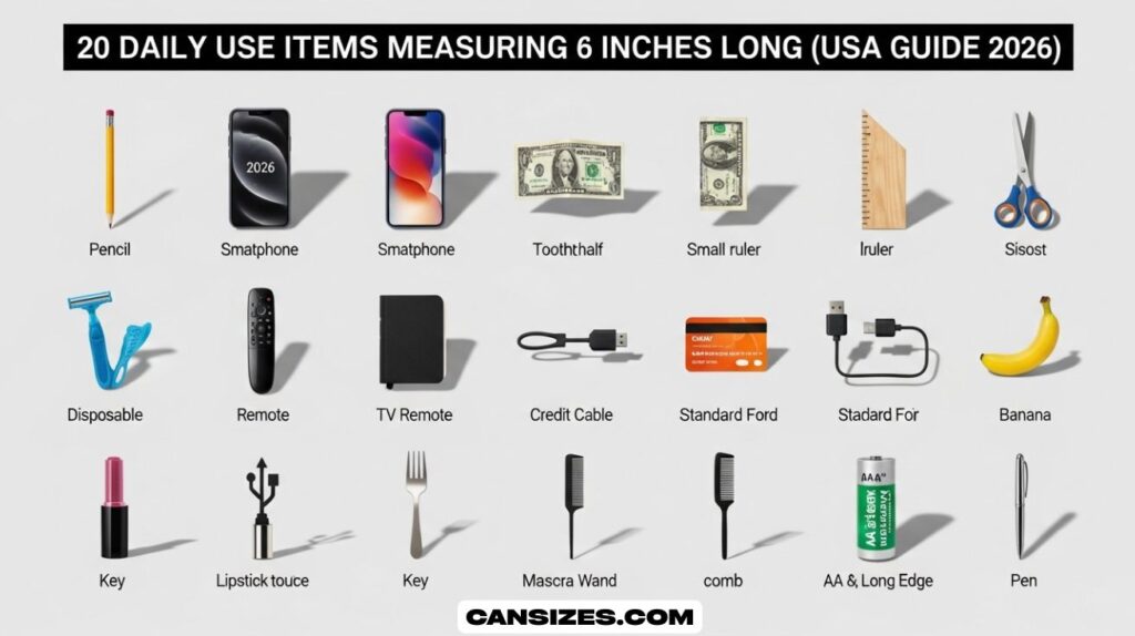 Measuring 6 Inches Long