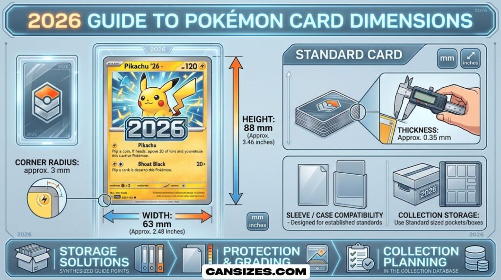 Pokémon Card Dimensions