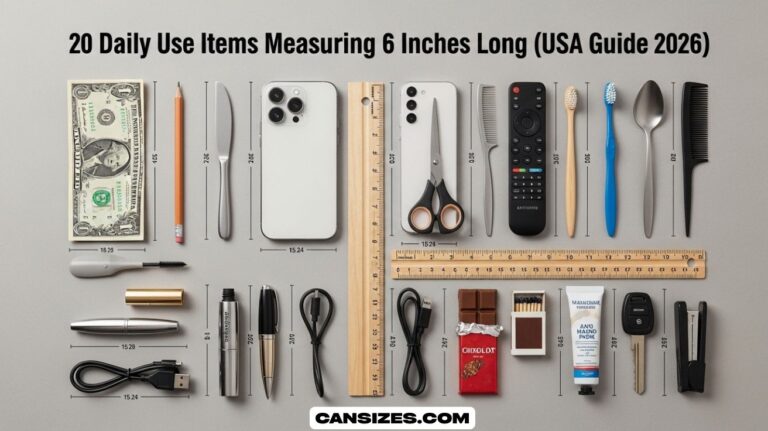 Measuring 6 Inches Long