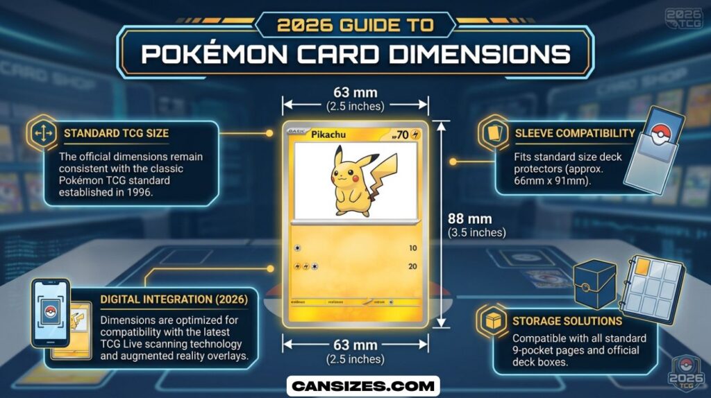 Pokémon Card Dimensions
