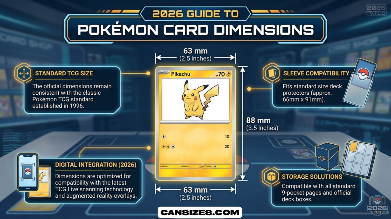 Pokémon Card Dimensions